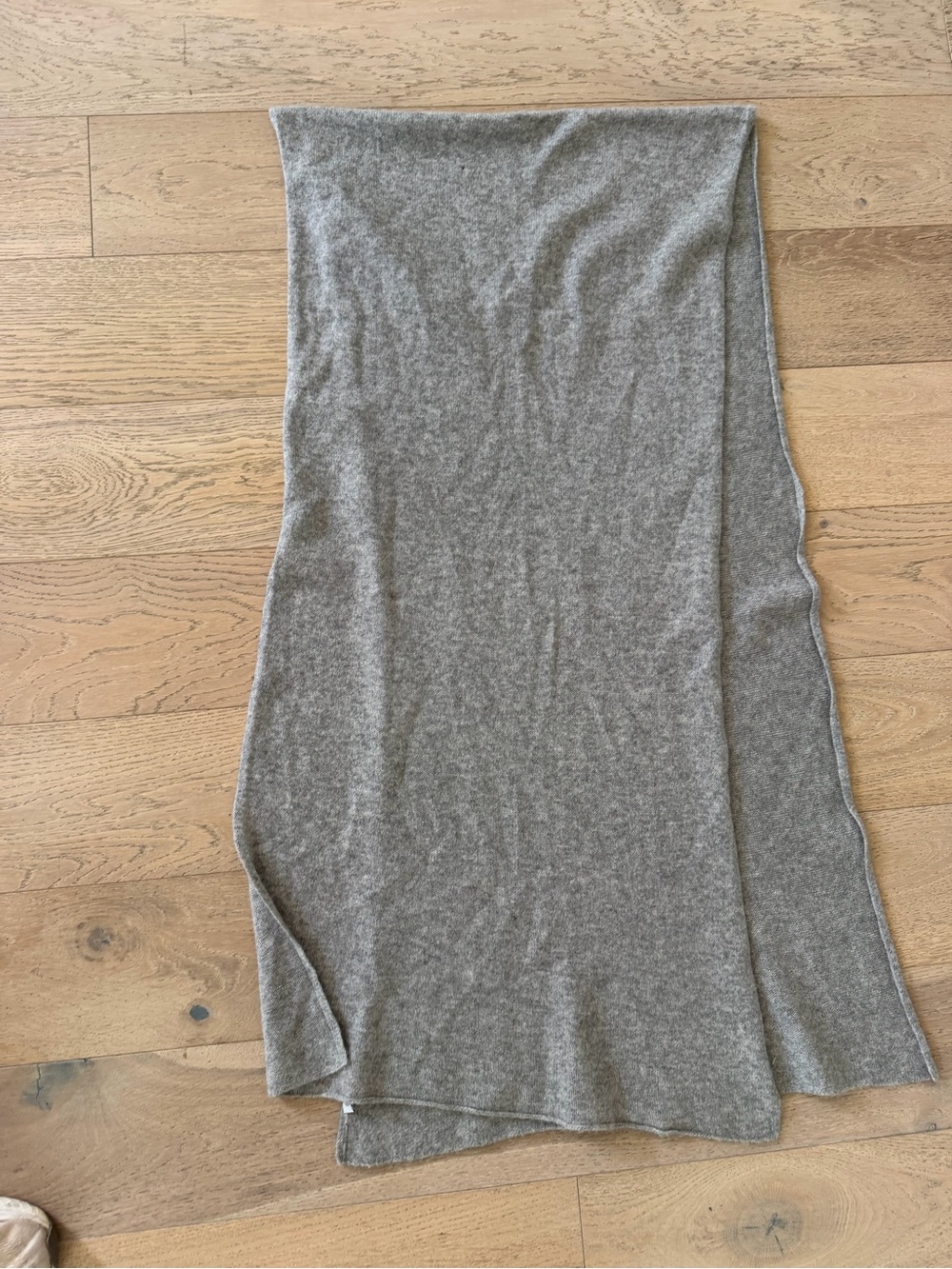 Autumn Cashmere Light Heather Grey Maxi Knit Skirt - Picture 1 of 3